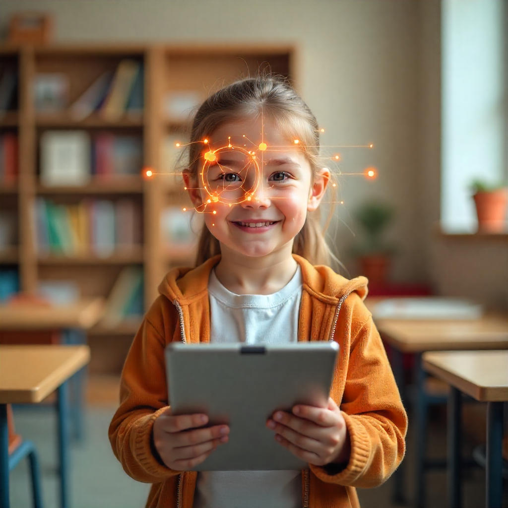 Estudante reconhecimento facial